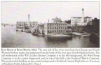EAST BANK OF THE ROCK RIVER IN 1912